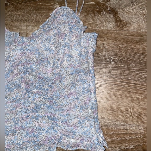 NWT Ruched Floral Camisole - Blue Multi Ditsy - Picture 4 of 7